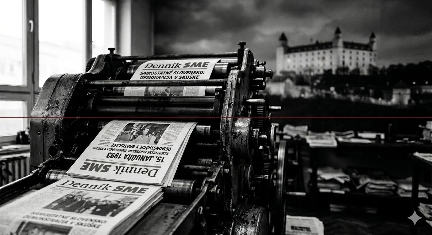 Rotačka ako zbraň slobody — denník SME sa zrodil z novinárskeho vzdoru a stal sa jedným z najvplyvnejších hlasov v histórii slovenskej žurnalistiky