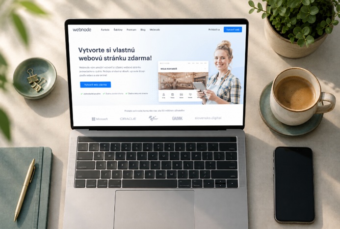 Moderný vizuálny editor Webnode umožňuje poskladať profesionálnu stránku rovnako jednoducho ako stavebnicu – priamo v prehliadači a bez znalosti kódovania.