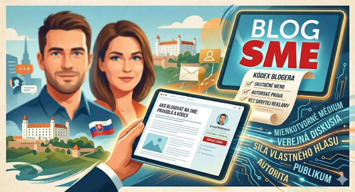 Budovanie vlastného publikačného priestoru na platforme Blog SME si vyžaduje striktné rešpektovanie Kódexu blogera a ochranu autorských práv. | AI autorstvo Gemini